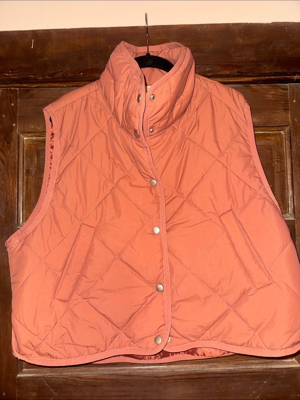 HYFVE Quilted Coral Pink Puffer Vest